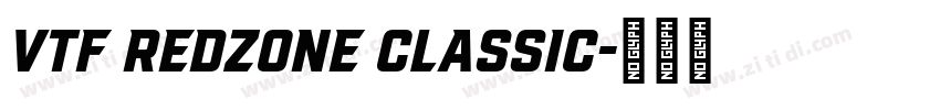 VTF Redzone Classic字体转换